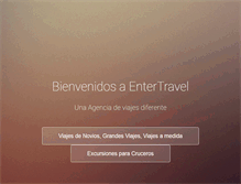 Tablet Screenshot of entertravel.es